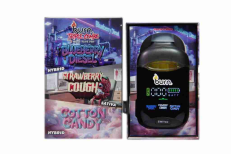 Burn Triple Threat – Triple Combo 3G vape Pen - Blueberry Diesel + Strawberry Cough + Cotton Candy